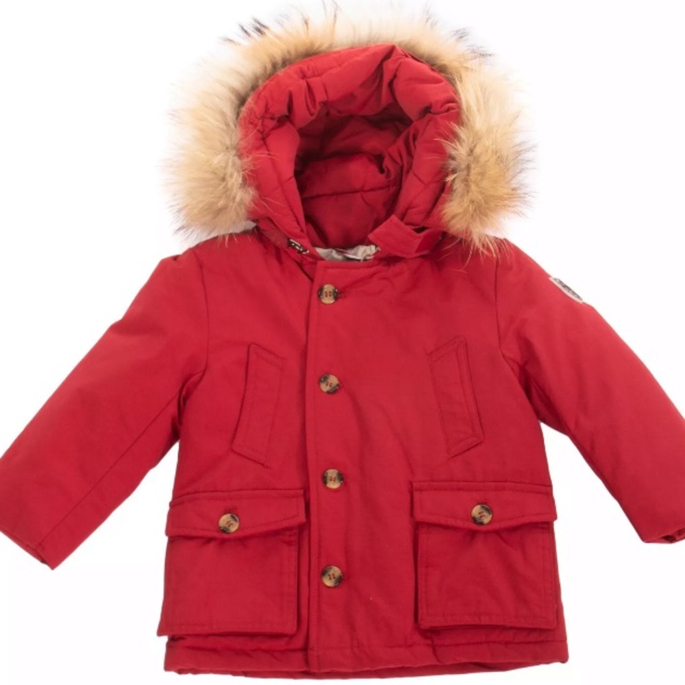 NWT Fred Mello Padded Parka Jacket with Fur Hood